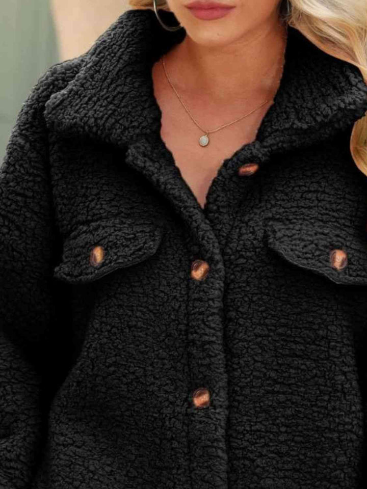 Button-Down Collared Coat