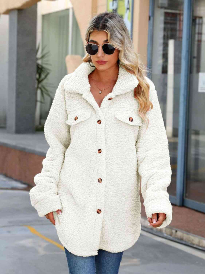 Button-Down Collared Coat