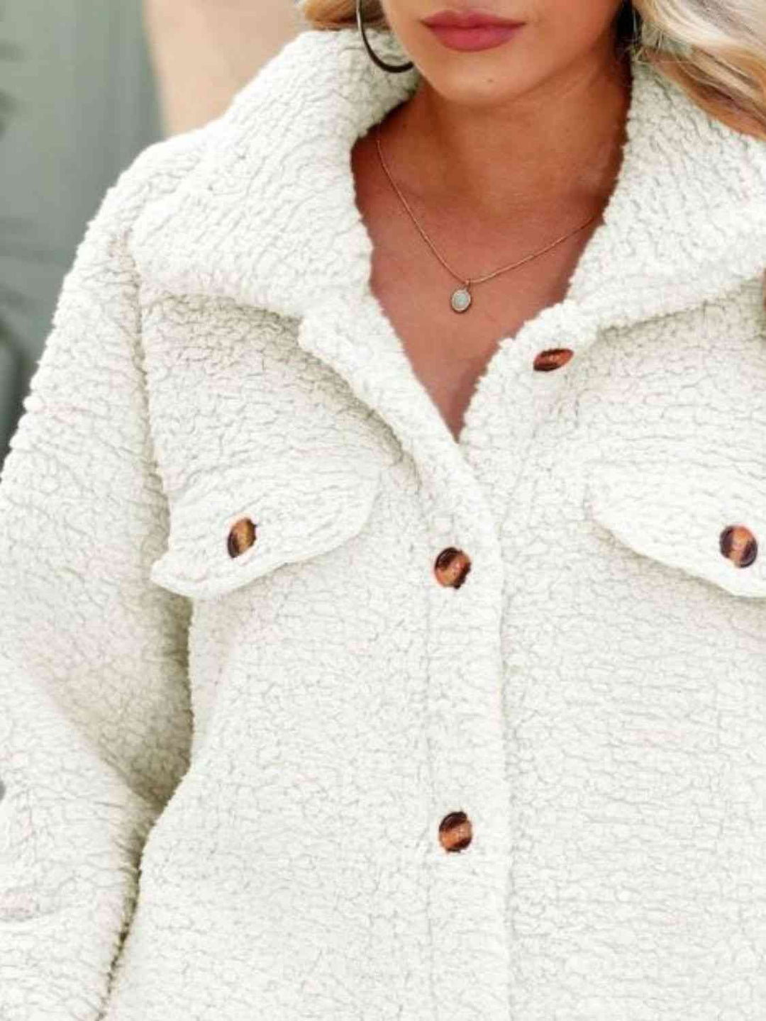Button-Down Collared Coat
