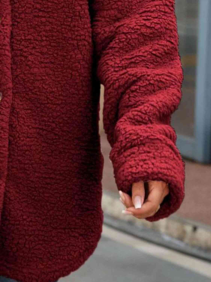 Button-Down Collared Coat