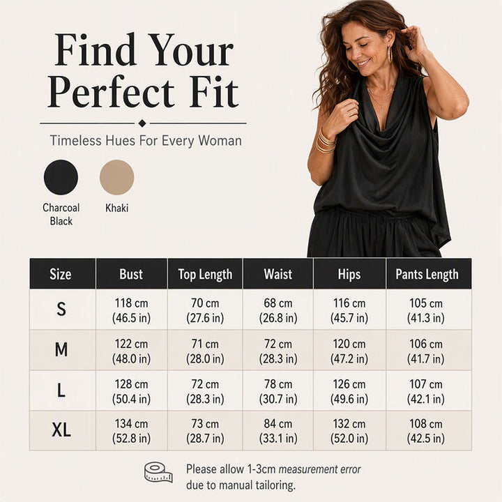 Sleeveless Cowl Neck Wide-Leg Jumpsuit