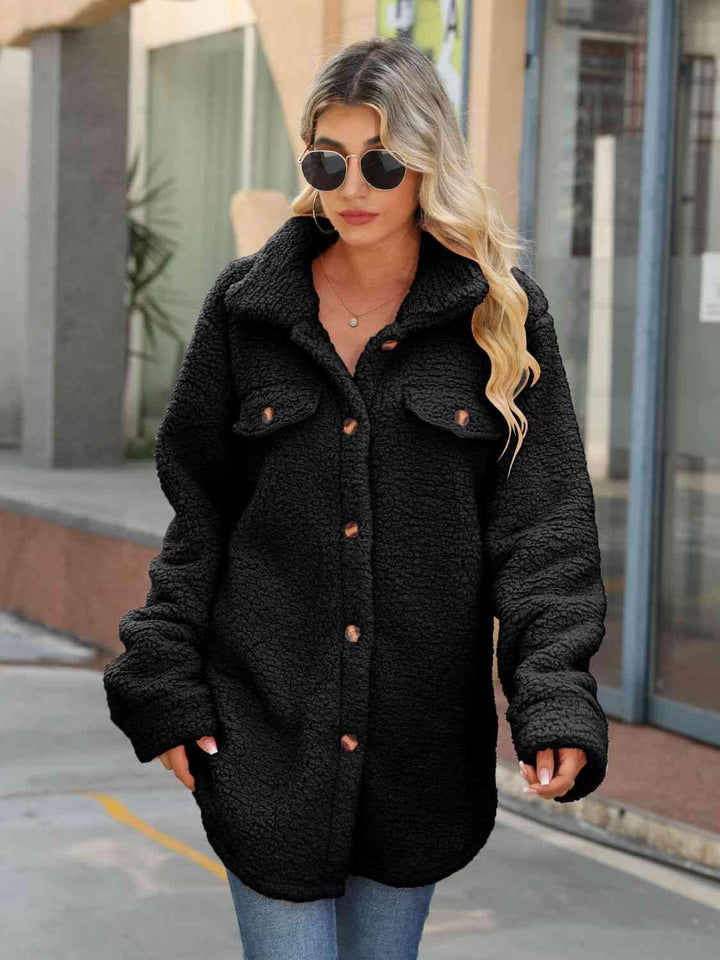Button-Down Collared Coat