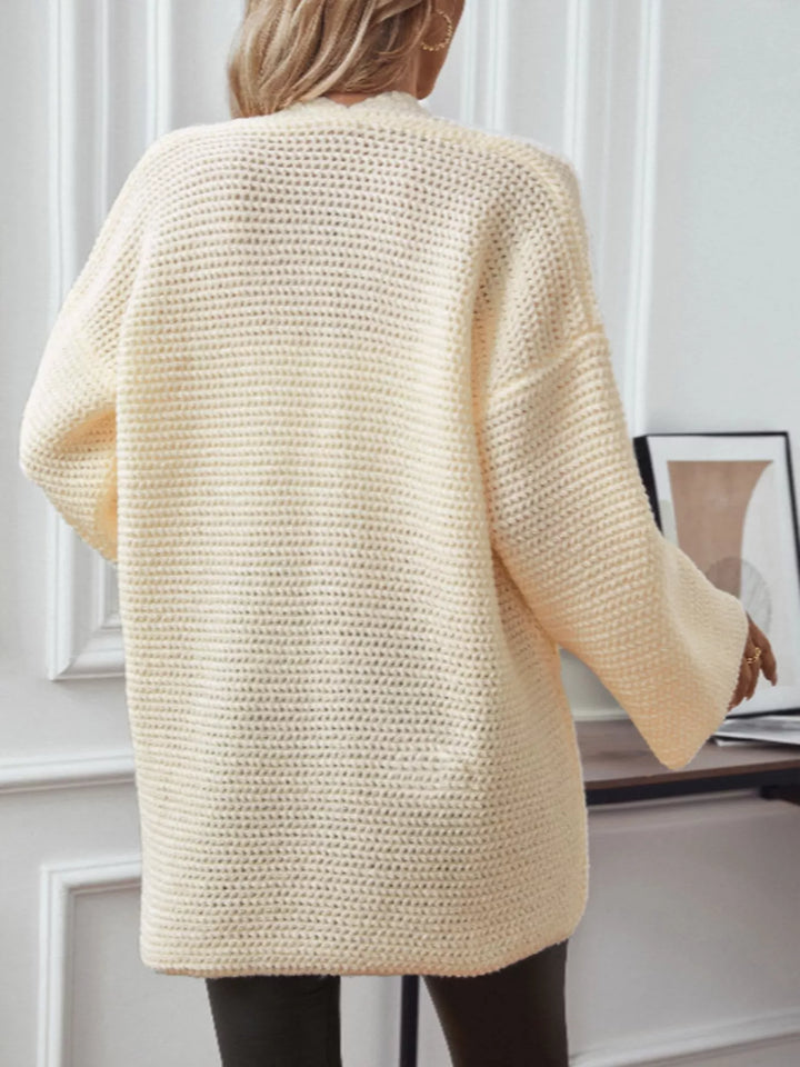 Cozy Knit Open Front Cardigan