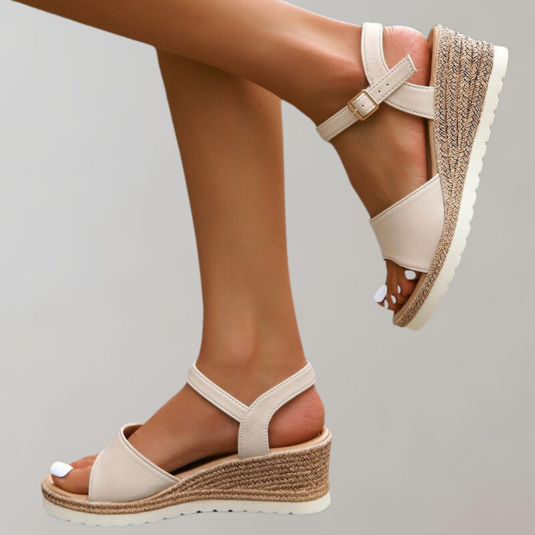 Women’s Orthopaedic Wedge Sandals with Adjustable Straps