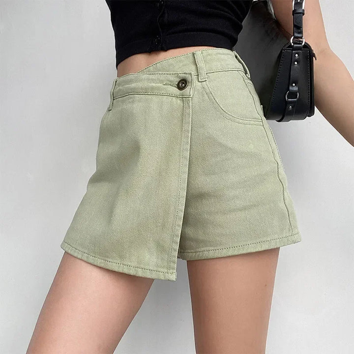 Classic High-Waisted Mini Skirt