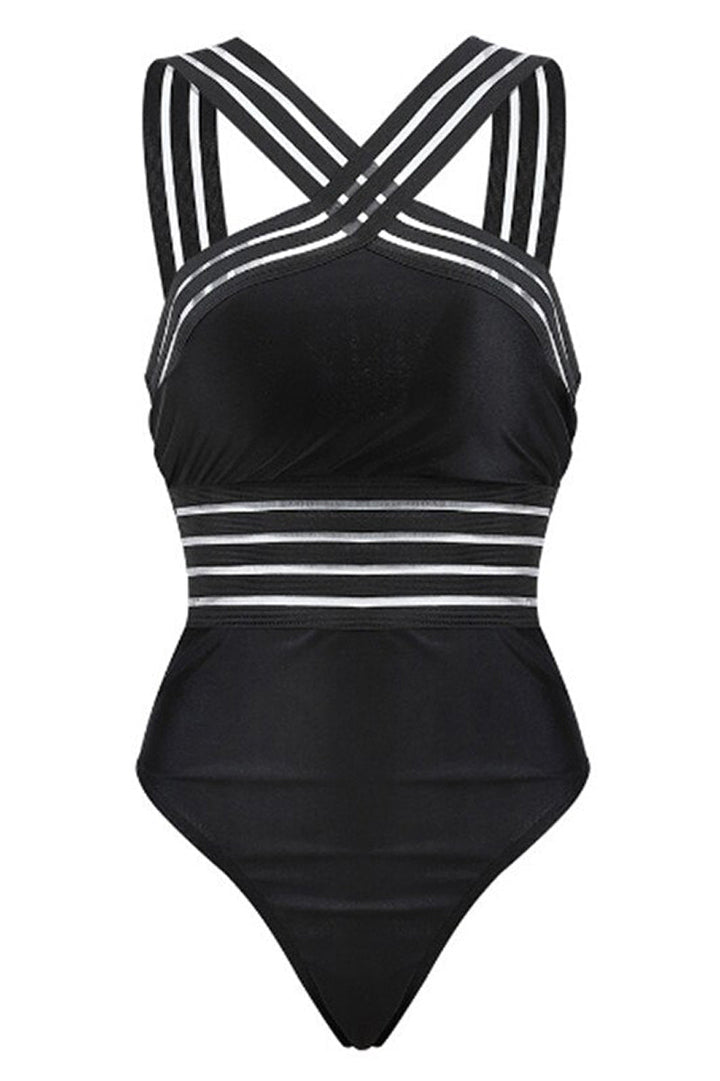 Strappy Crossed Monokini Swimsuit