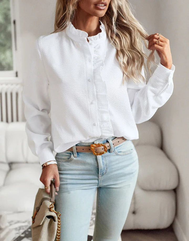 Blouse with Button Detail
