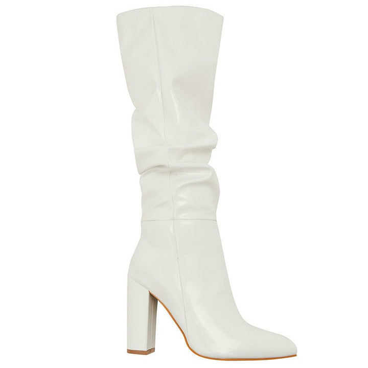 Chic Slouchy Mid-Calf Boots