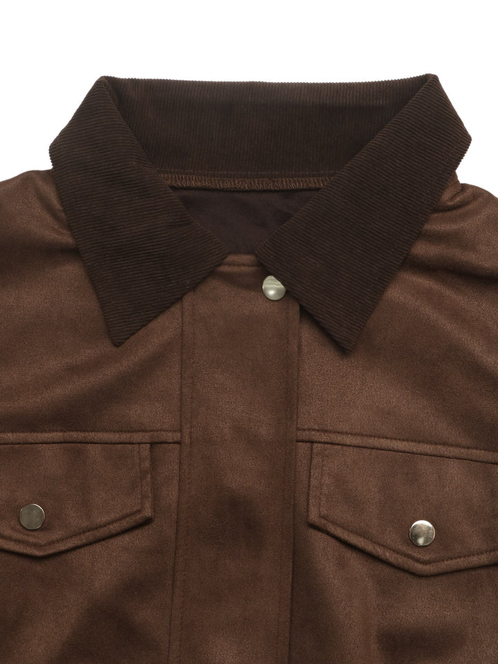 Oversized Coffee Brown Jacket