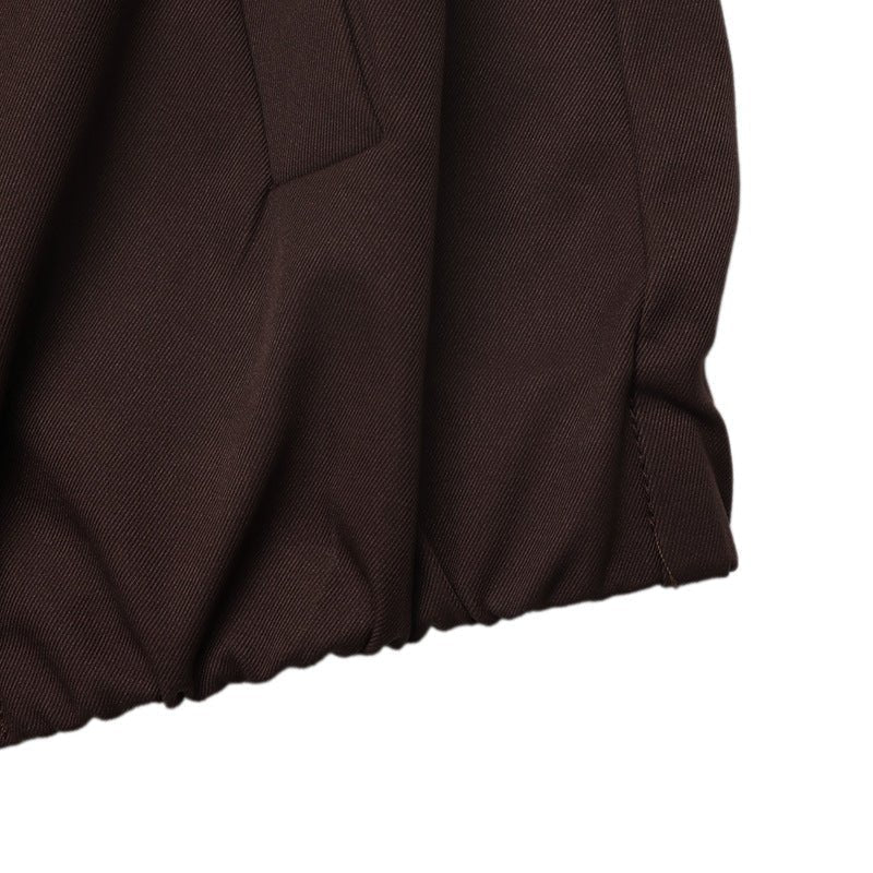 Coffee Brown Bomber Jacket