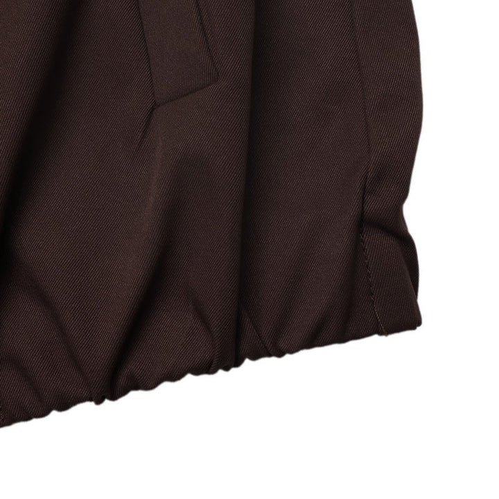 Coffee Brown Bomber Jacket