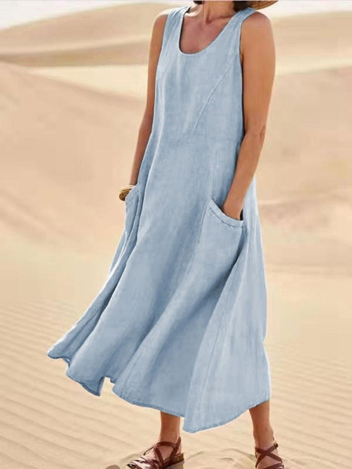 Lightweight Summer Dress with Relaxed Flowy Fit