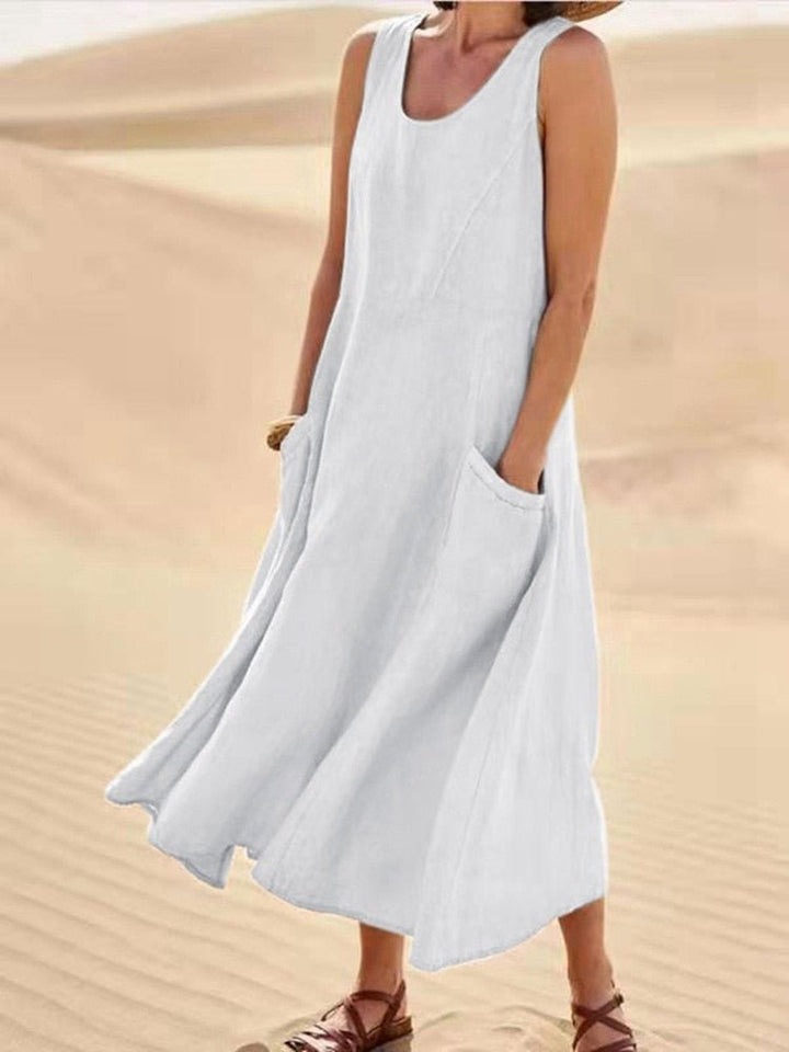 Lightweight Summer Dress with Relaxed Flowy Fit