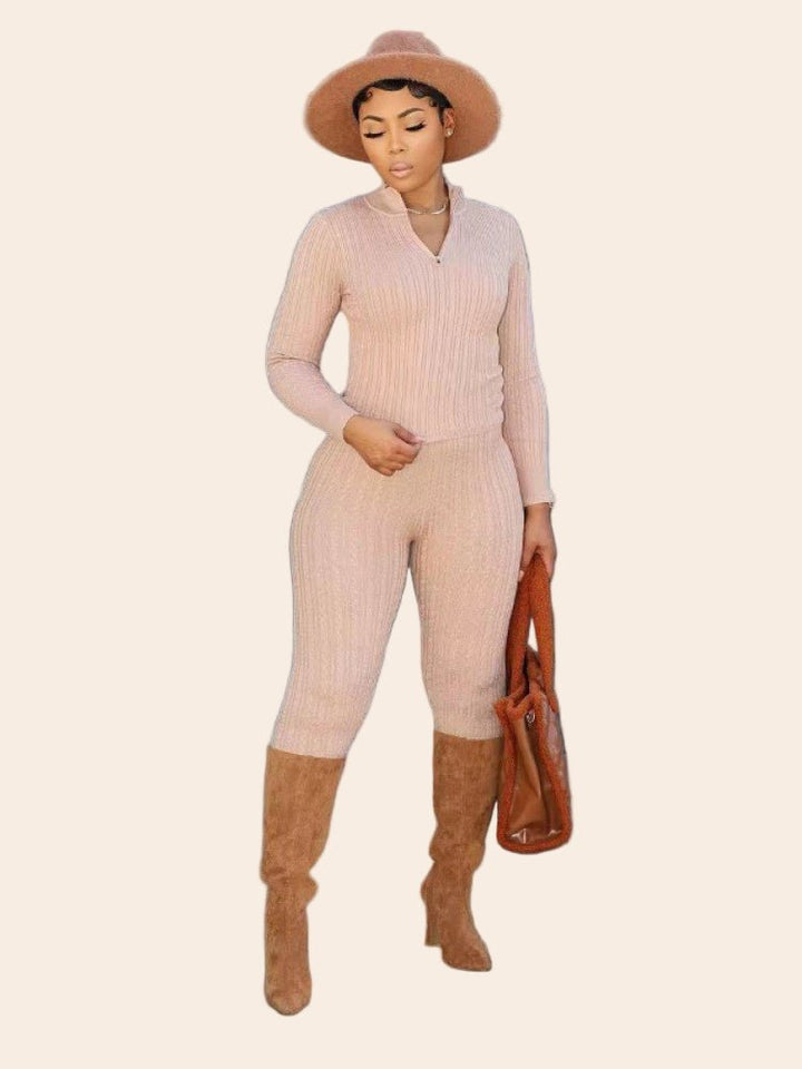 Cozy Chic Knitted Sweater Set