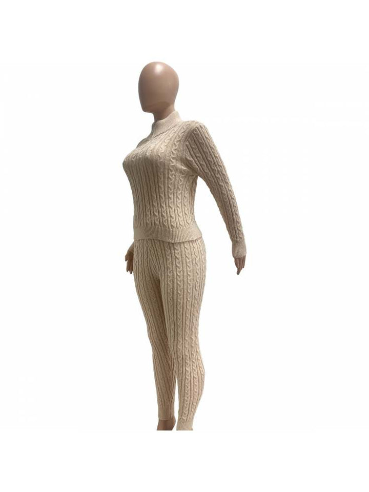 Cozy Chic Knitted Sweater Set