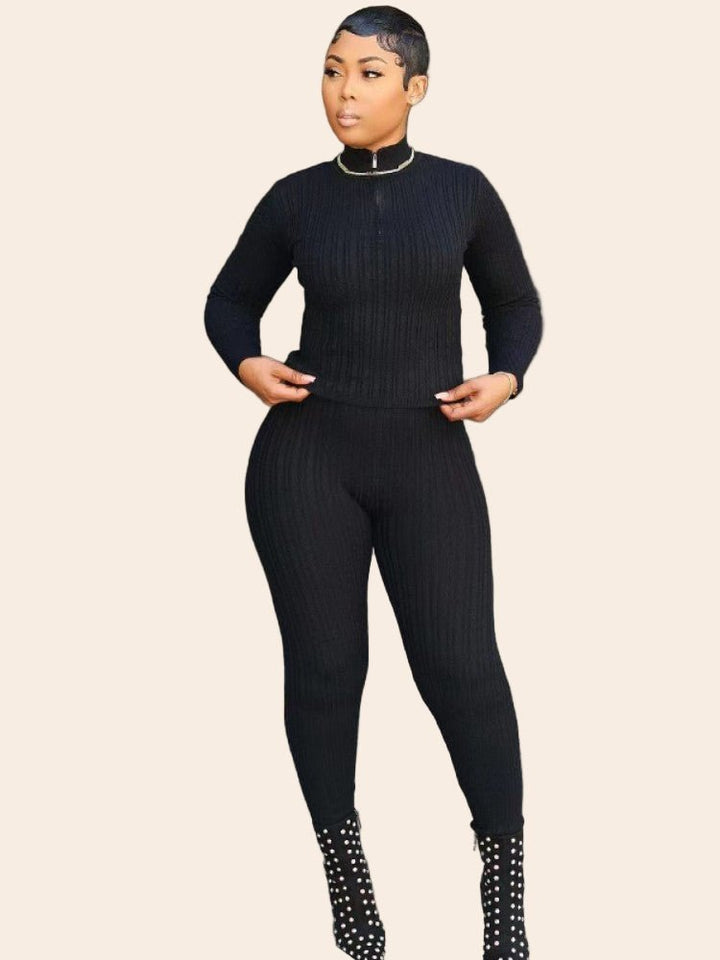 Cozy Chic Knitted Sweater Set