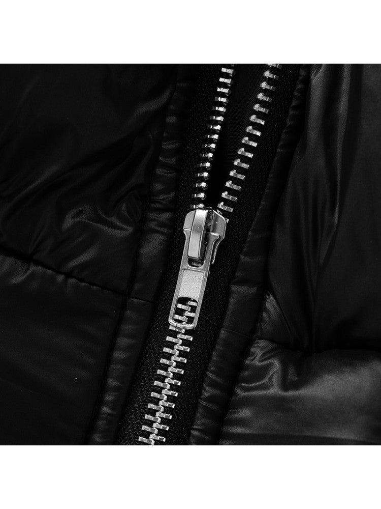 Cropped Luxe Puffer Jacket