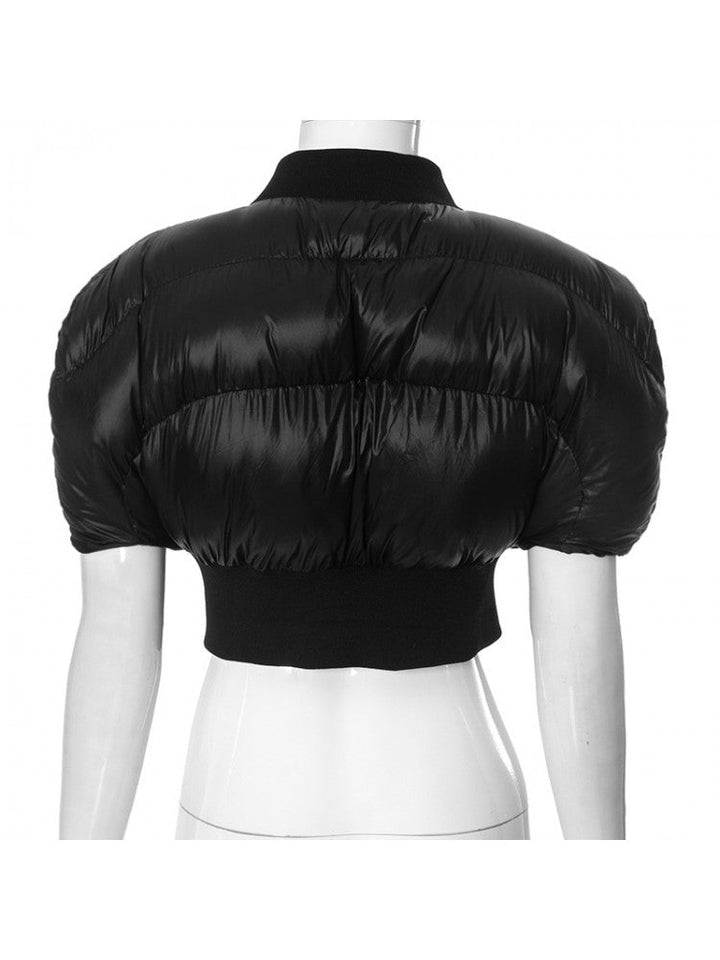 Cropped Luxe Puffer Jacket