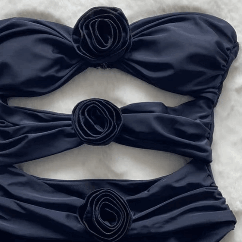 Elegant & Flattering Bandeau Swimsuit