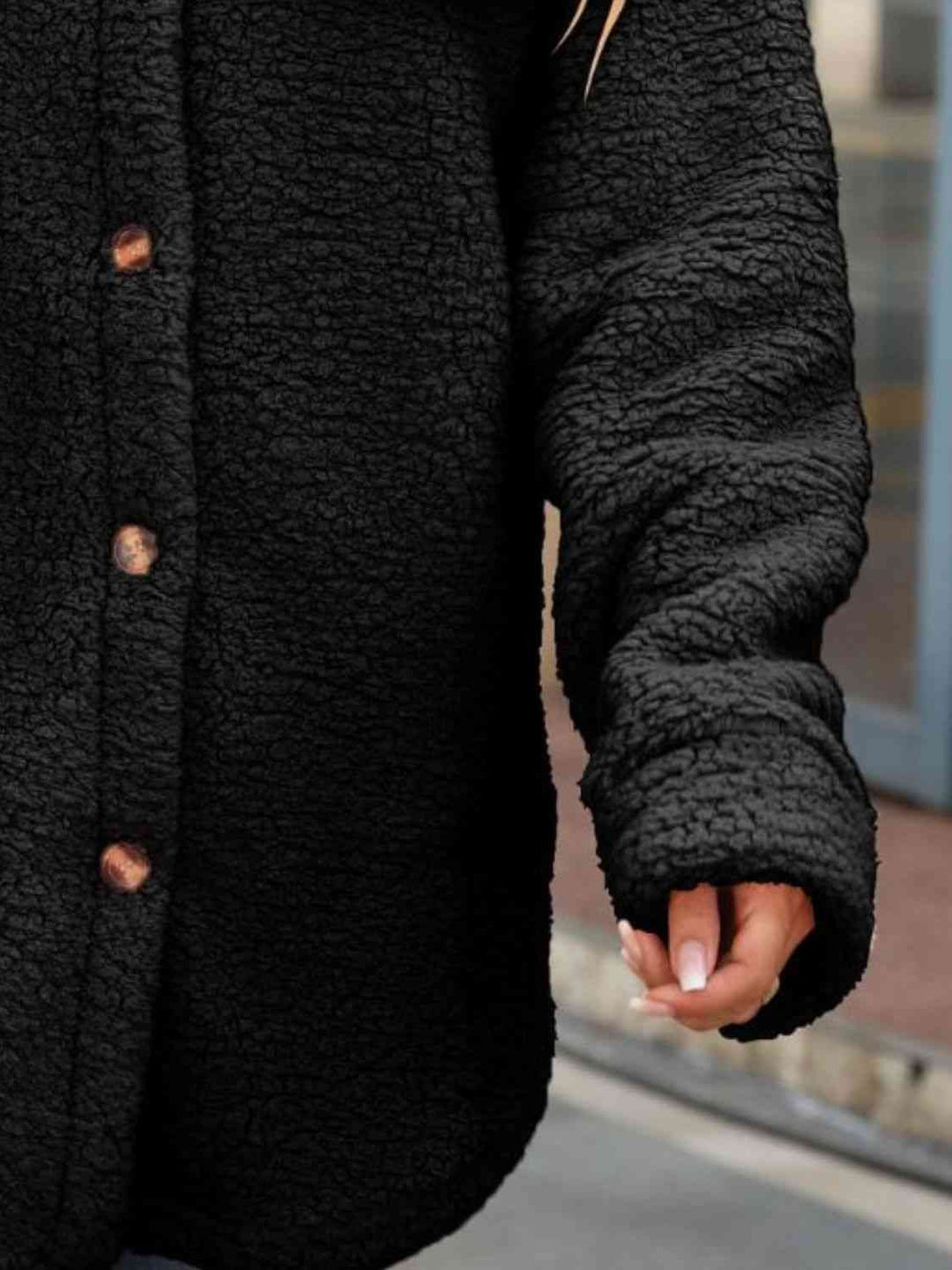 Button-Down Collared Coat