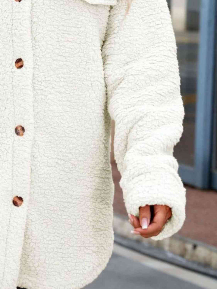 Button-Down Collared Coat
