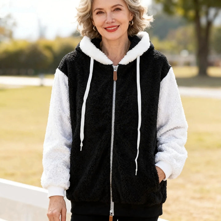 Hooded Zip-Up Fleece Jacket