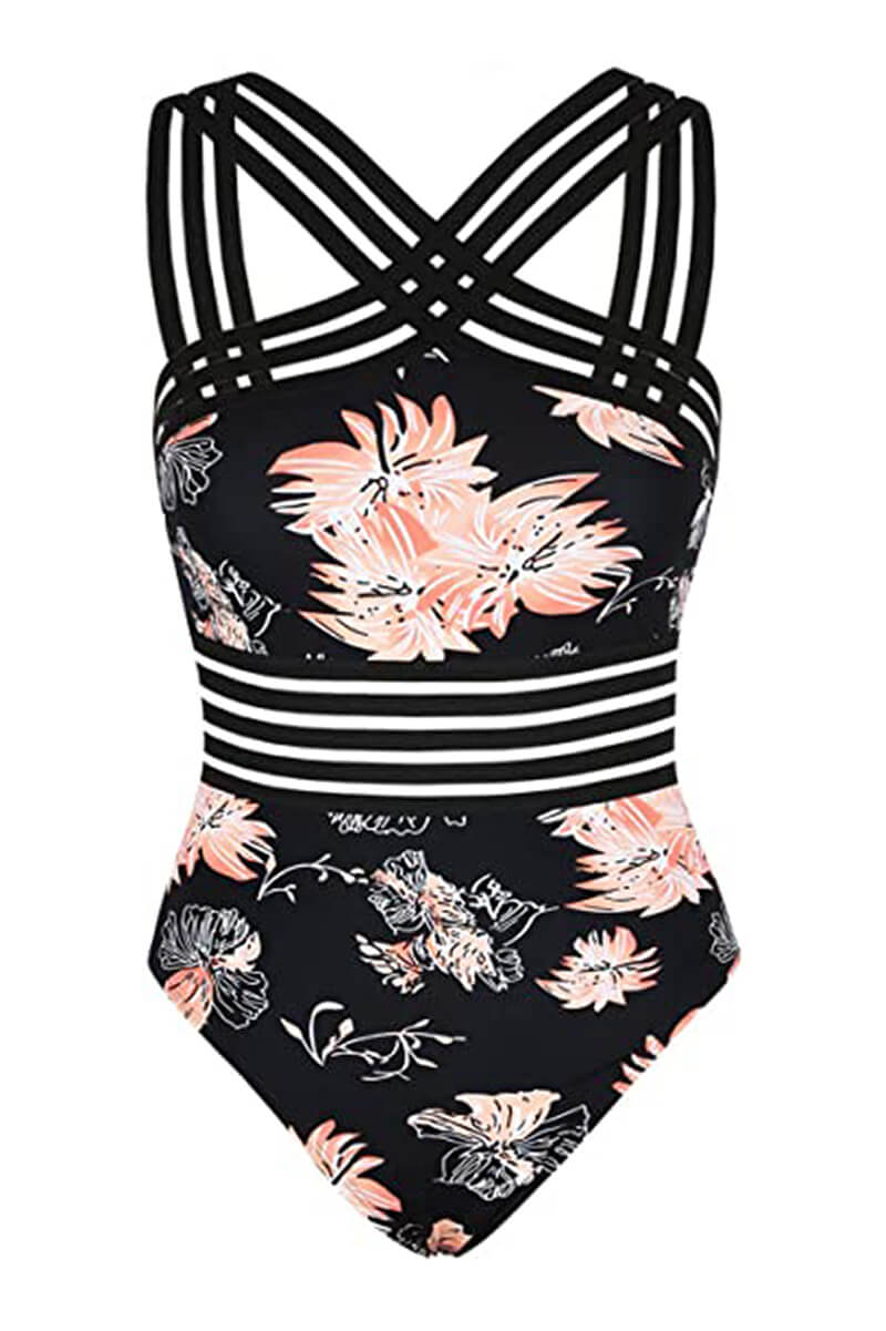 Strappy Crossed Monokini Swimsuit