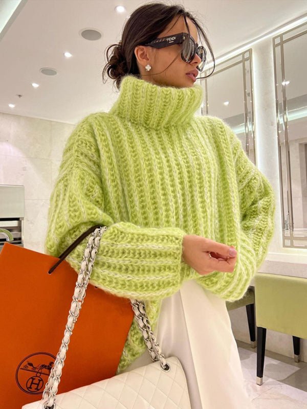 Fluffy Long Sleeve Pullover Sweater