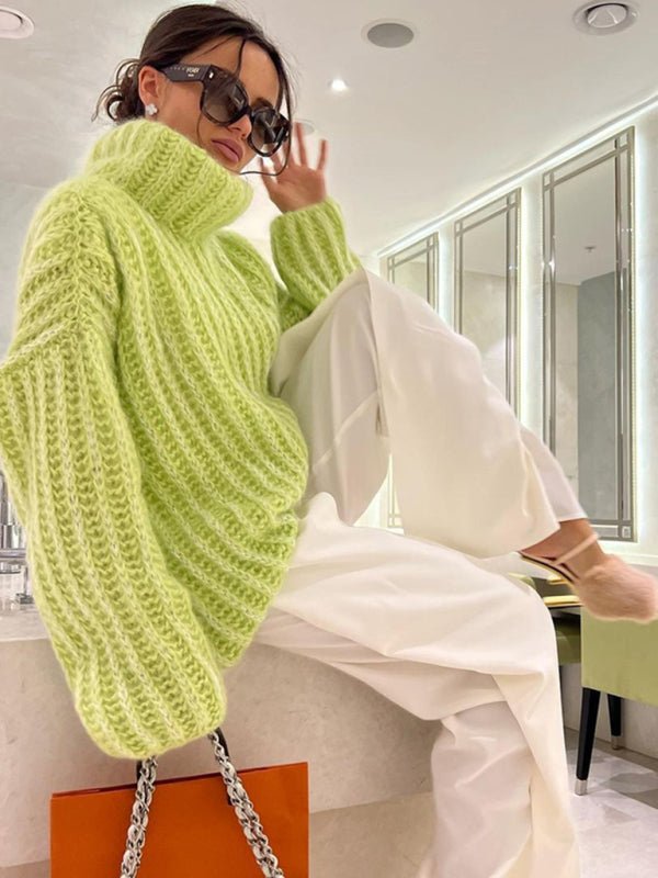 Fluffy Long Sleeve Pullover Sweater