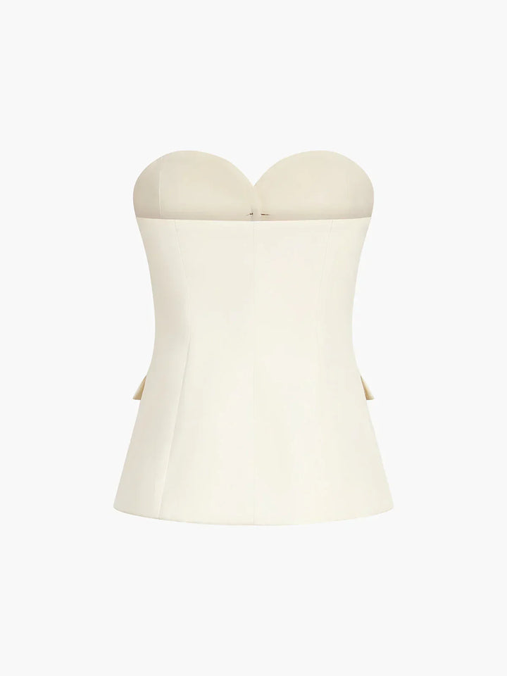 Corset-Inspired Two Piece Set