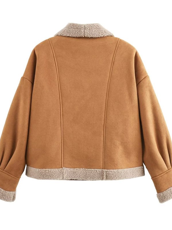 Lambswool Suede Jacket