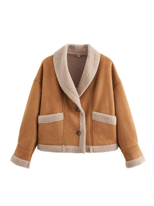 Lambswool Suede Jacket