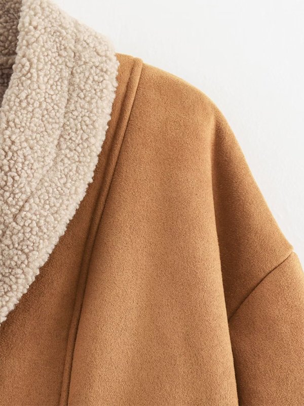Lambswool Suede Jacket